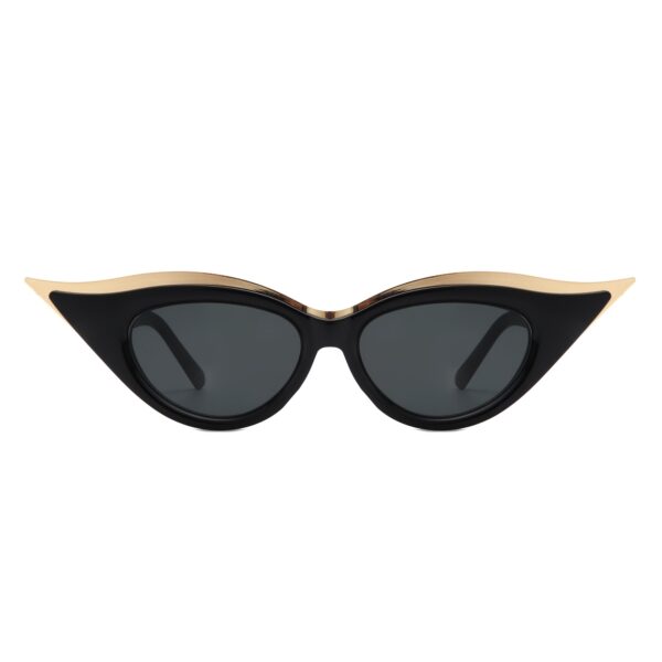 Vaelan - Round Extreme Cat Eye Women's Sunglasses