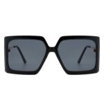 Yellowra - Women Oversize Retro Square Large Fashion Sunglasses