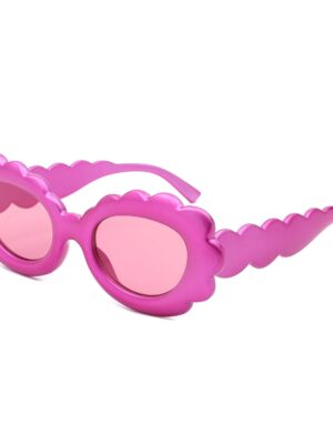 Vaelor - Women Round Cloud Tinted Fashion Oval Sunglasses