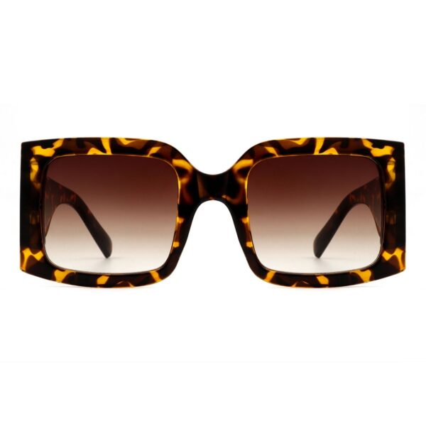 Vesela - Retro Square Oversize Fashion Sunglasses