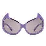 Vaelin - Oversized Round Fashion Cat Eye Sunglasses