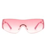 Vaeris - Rimless Rectangle Chic Rhinestone Luxury Sunglasses