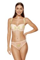 Sheer Mesh Embroidered Bikini Panty Gorteks Soleil